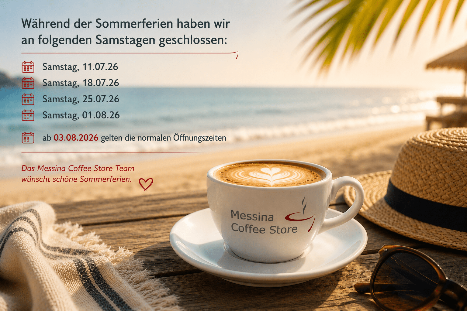 Sommer Öffnungszeiten