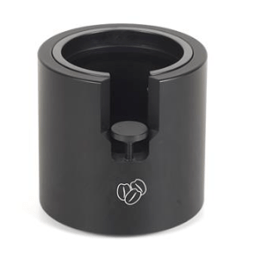 Tamperstation (Portafilter Tamping Station) rund, Alu, schwarz matt