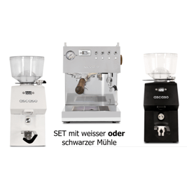 ascaso SET STEEL DUO PID V3 inox + H64 black oder white