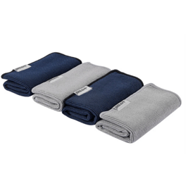 MHW 3BOMBER Four Towels Set-2 grey + 2 dark blue