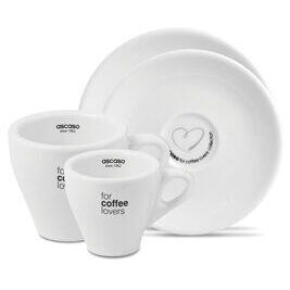 ascaso Cappuccino Tassen for coffee lovers 2er Set
