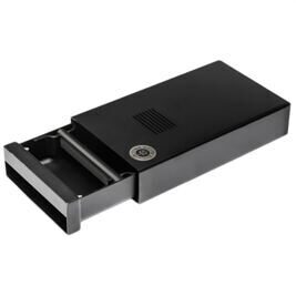 Eureka Ausklopfschublade, schwarz matt