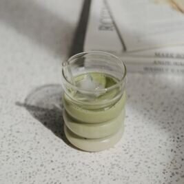 Bubbles Glas Blanko
